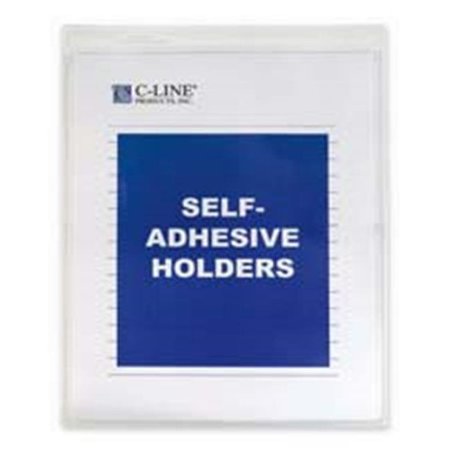 C-LINE PRODUCTS C-Line Products- Inc. CLI70911 Seal Shop Ticket Holder- Self Adhesive- 8-.50in.x11in.- Clear 70911